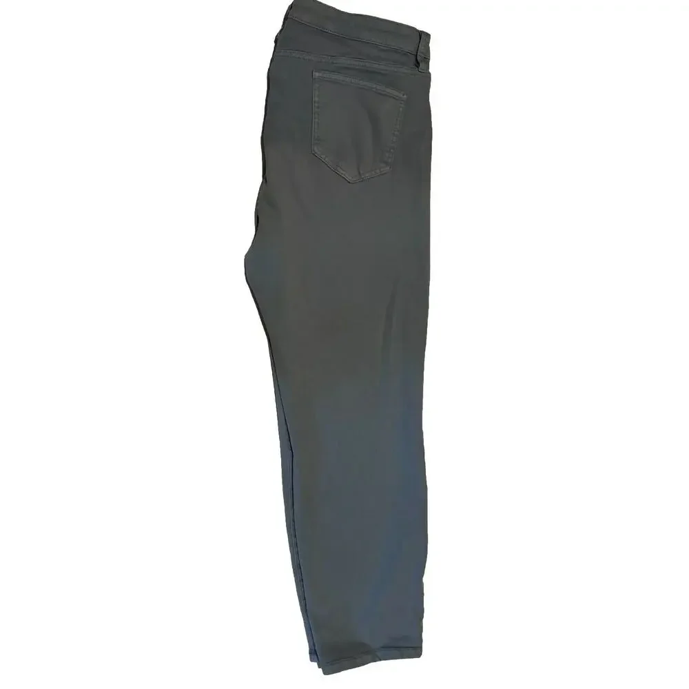 Buffalo David Havana Pants Women's 16/36 High Rise Ankle capri Stretch capsule - Picture 2 of 6